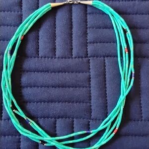 FAUX TURQUOISE NECKLACE